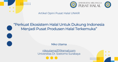 Perkuat Ekosistem Halal Untuk Dukung Indonesia Menjadi Pusat Produsen Halal Terkemuka